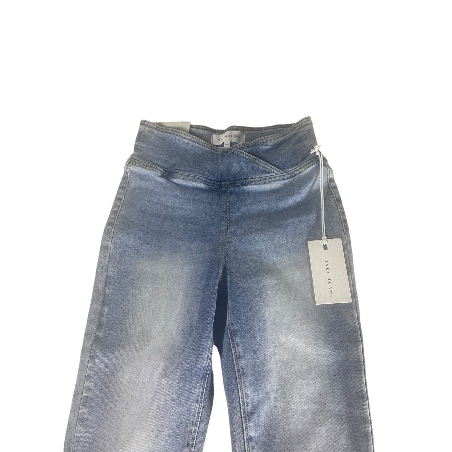 NWT Women's Risen High Waist Pull on Capri Fit Jeans Size 1