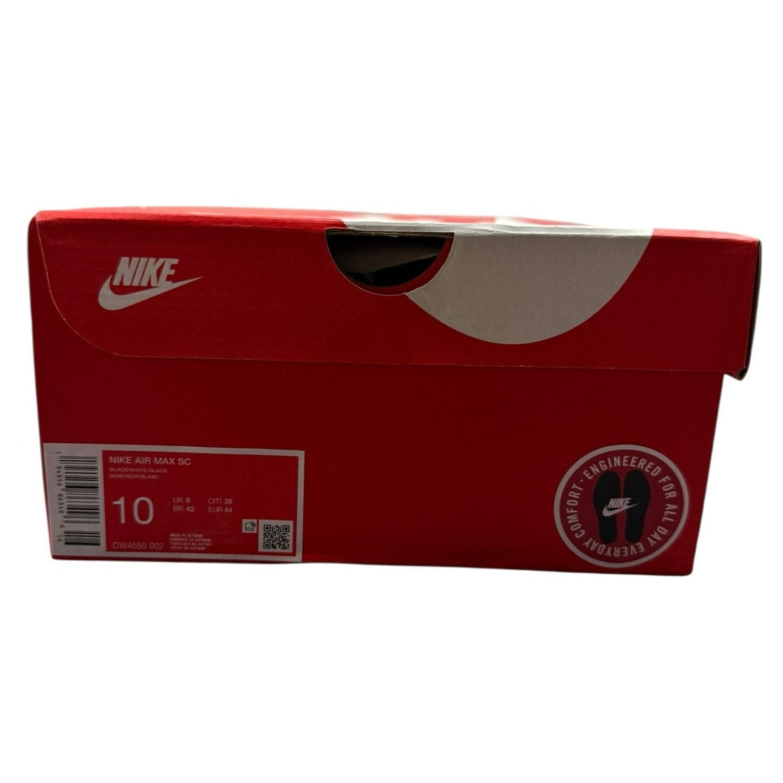 New In Box Nike Air Max SC Mens Size 10 Black / White Athleisure