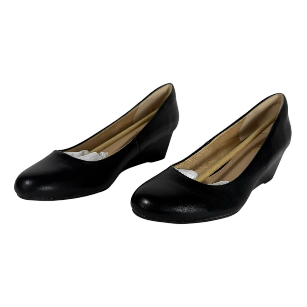 New Ankis Wedge Pumps Women's Size 6.5 Black casual Office