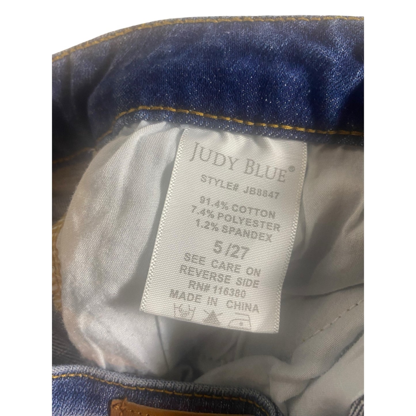 Women's Judy Blue Distressed Skinny Jeans Size 5 / 27