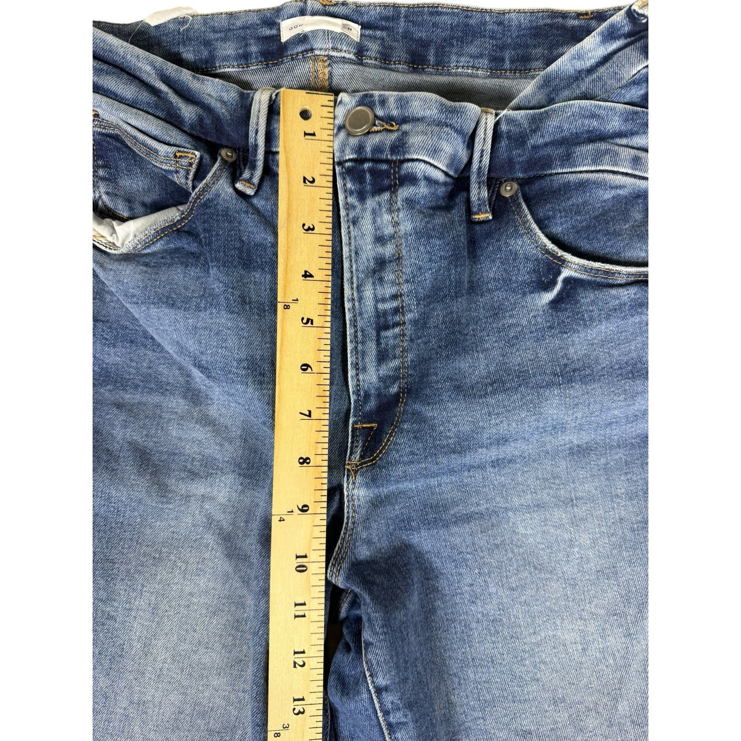 Women's Good American Denim Blue Straight  Jeans Size 10