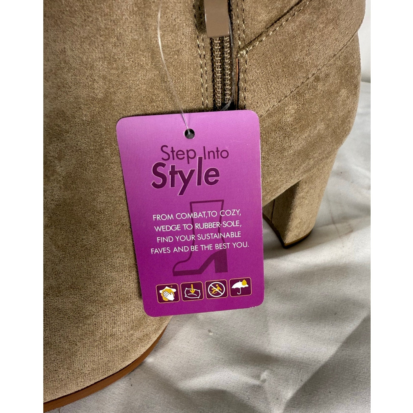 NWT Hawkwell Ankle Boots Women's Tan Size 9 casual office