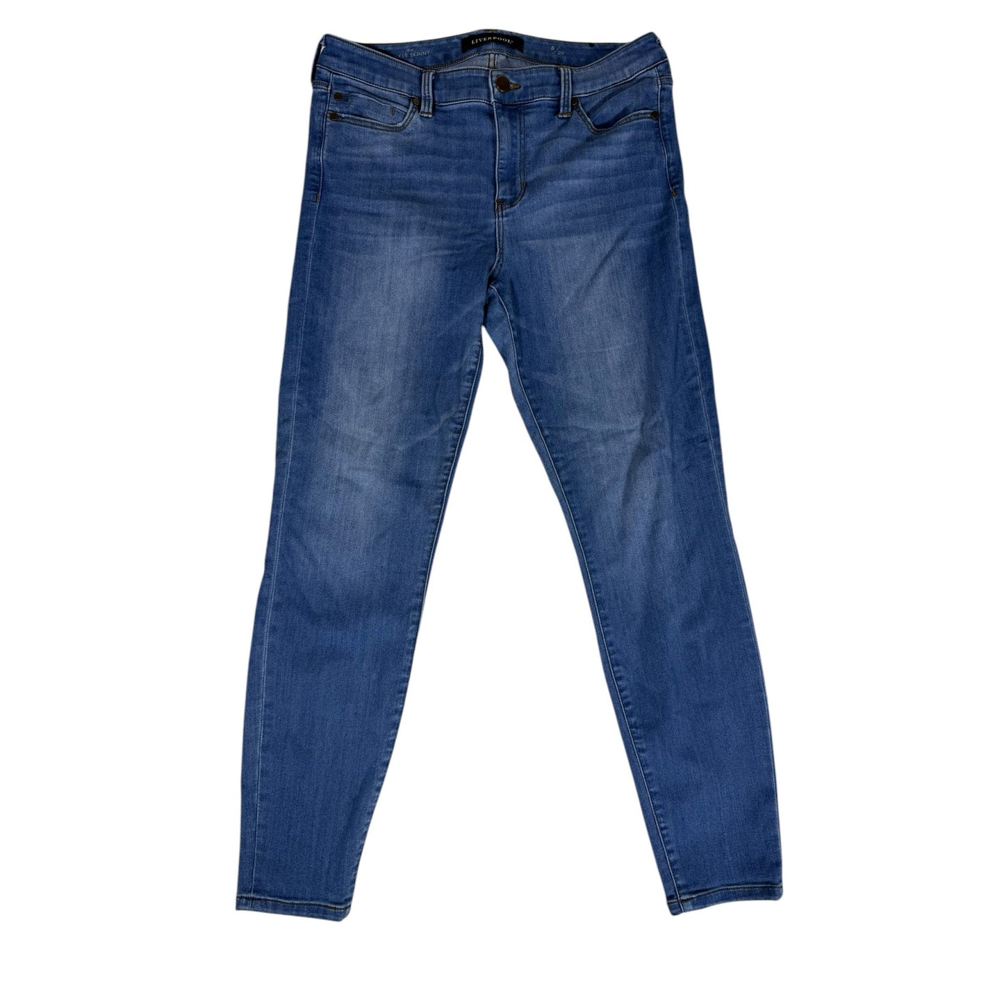 Liverpool Jeans Women Blue Size 29 High Rise Skinny Ankle