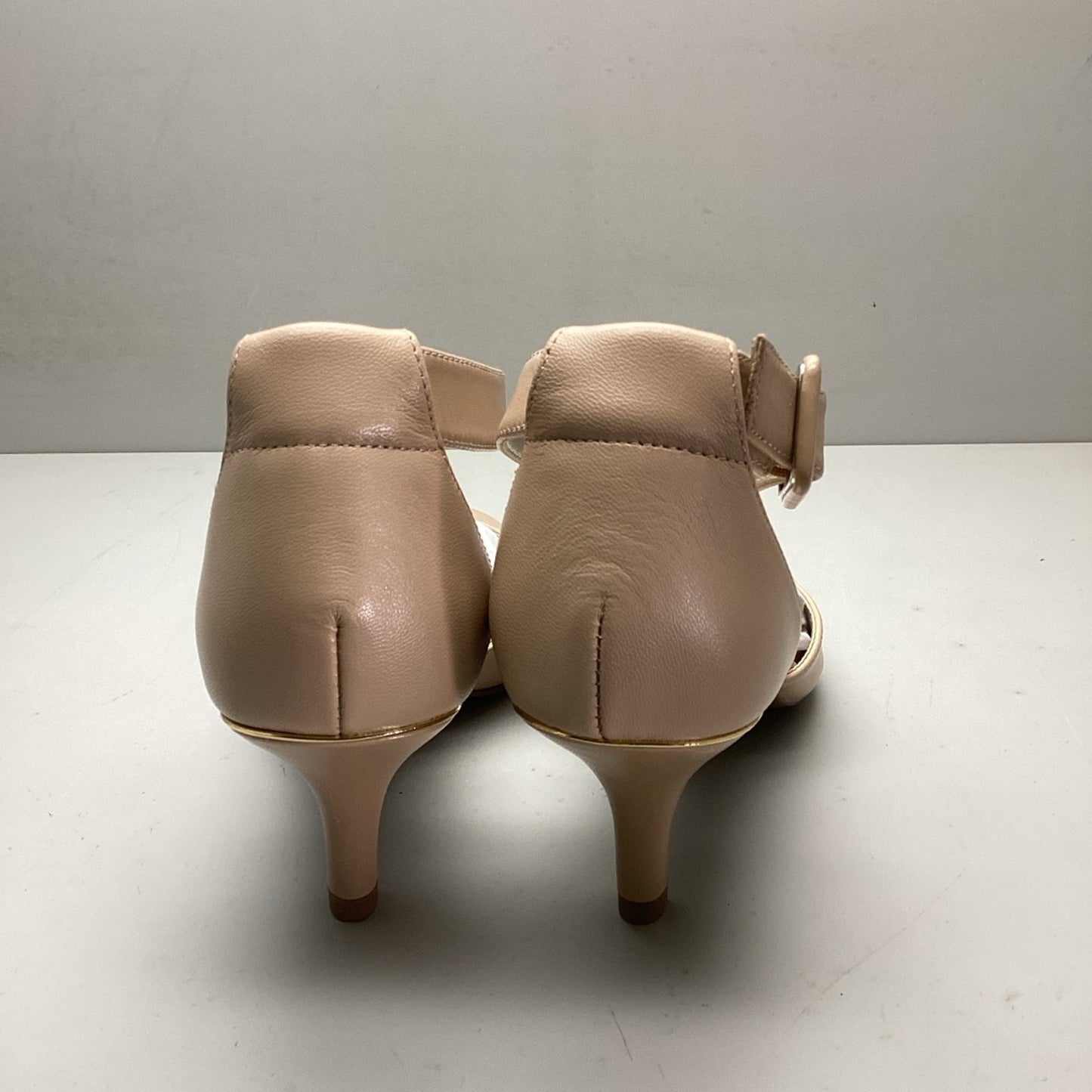 New Anne Klein fabulist pump Heels Size 8M Tan Ankle Strap