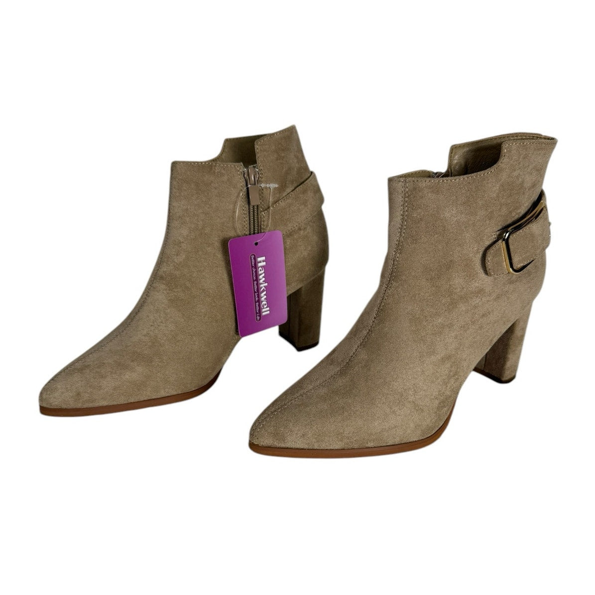 NWT Hawkwell Ankle Boots Women's Tan Size 9 casual office