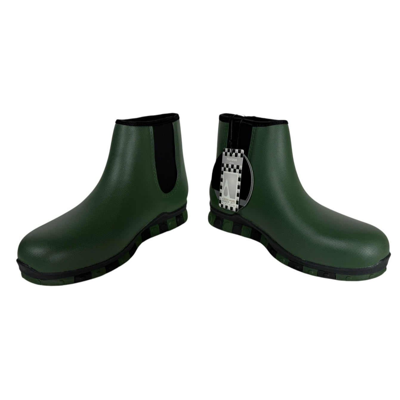 NWT Ccilu Horizon Ankle Boots Women's Size 7 Green Waterproof Rain boots