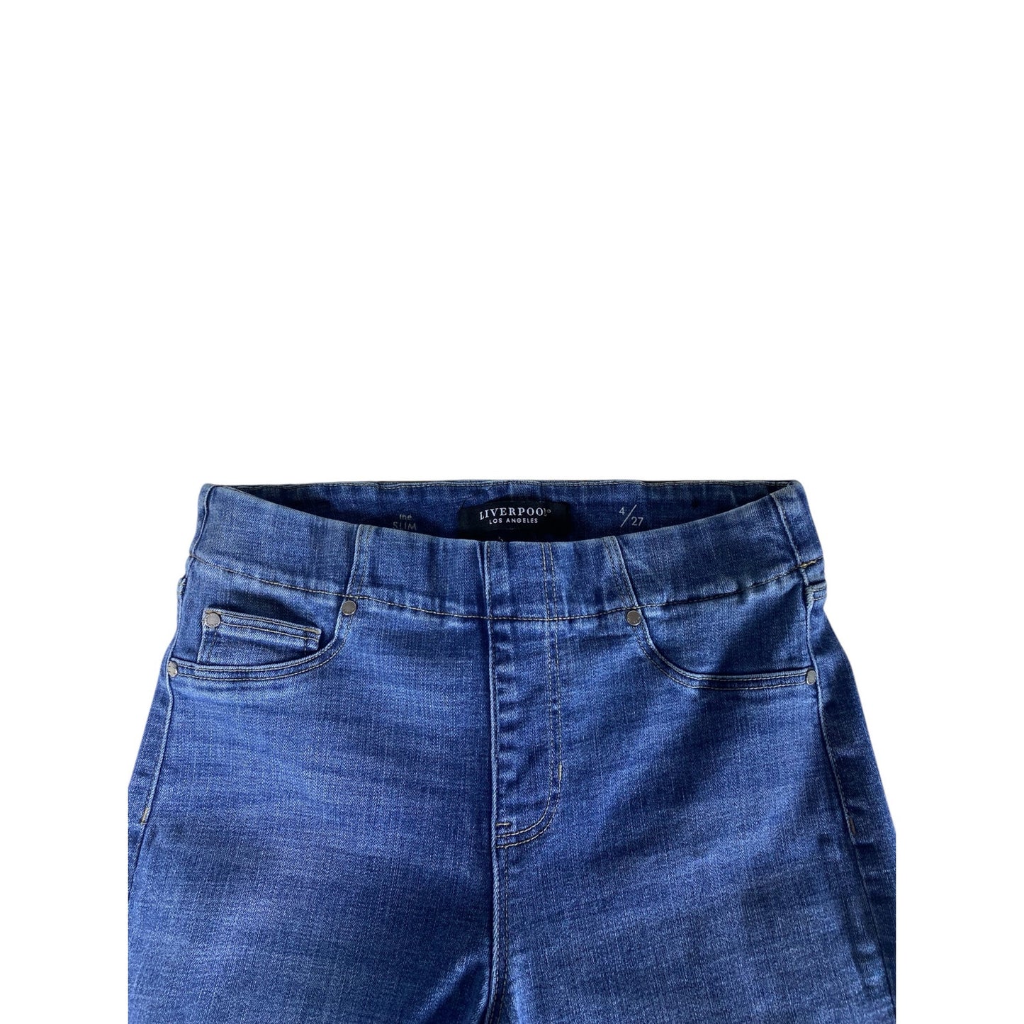 Women's Liverpool High waisted Blue Slim Jeans Size 4