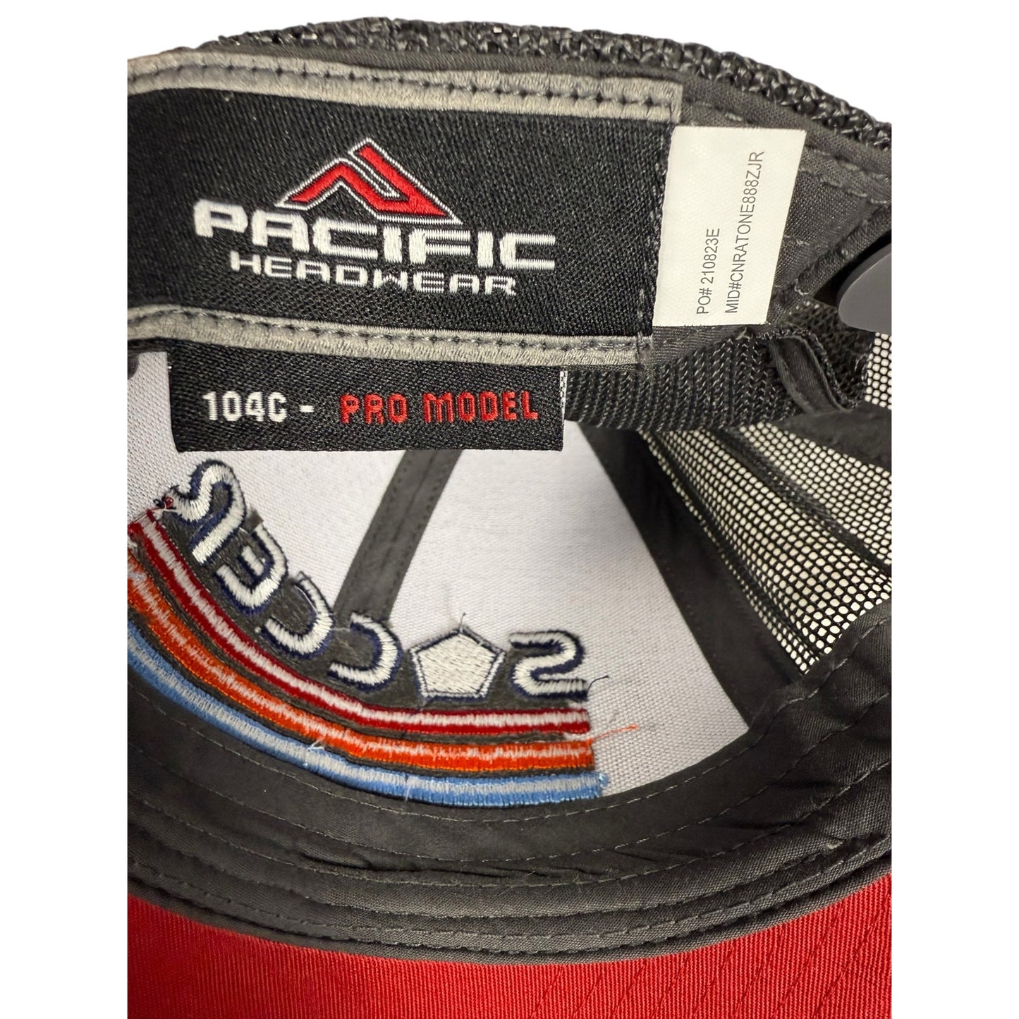 Pacific Men's Trucker Hat Soccer.com Gray Snapback