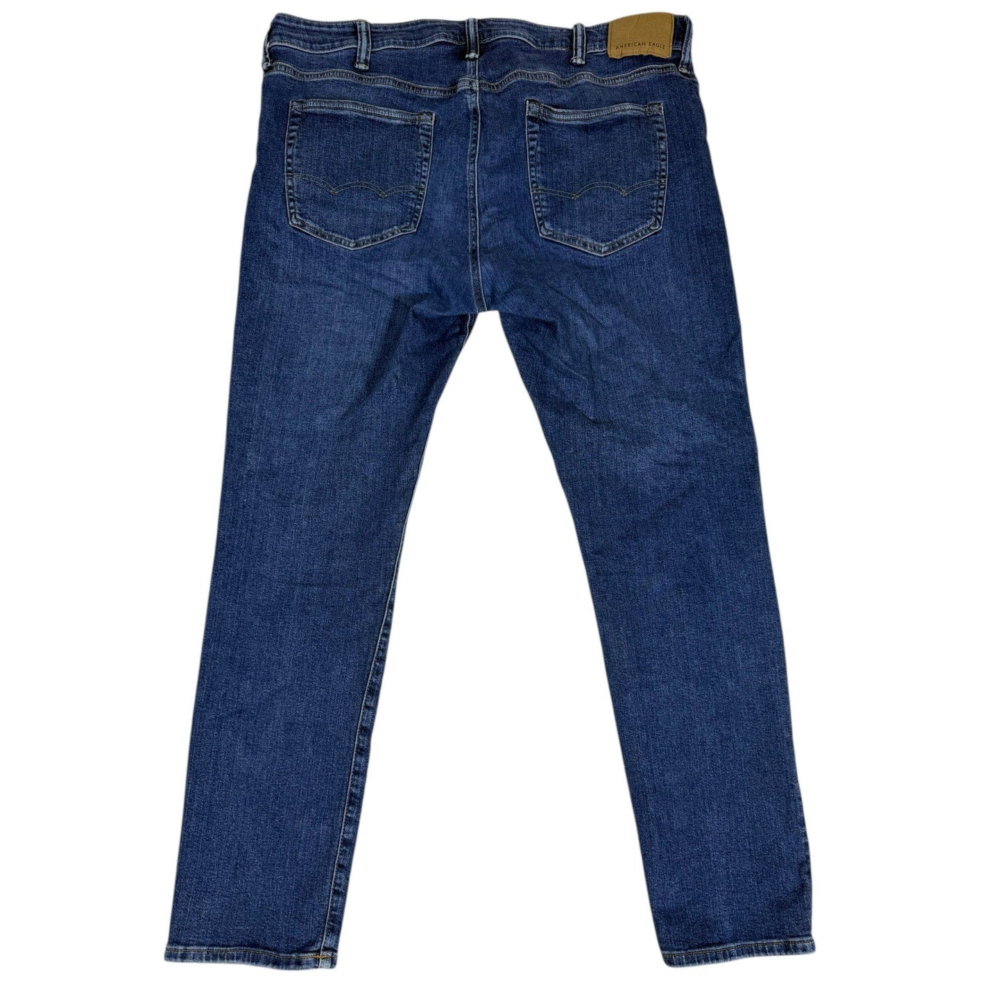 American Eagle Men's Athletic Skinny Jeans, 38x32 - Blue