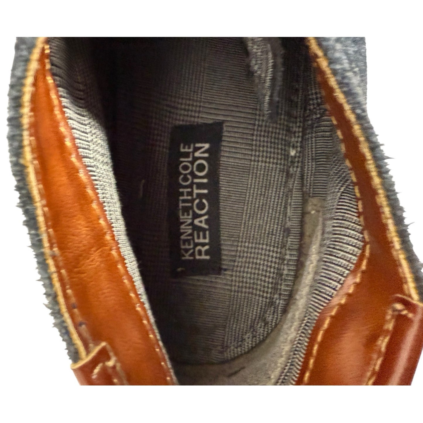 Kenneth Cole Reaction Dress Shoes Men's Size 10 Blue leather