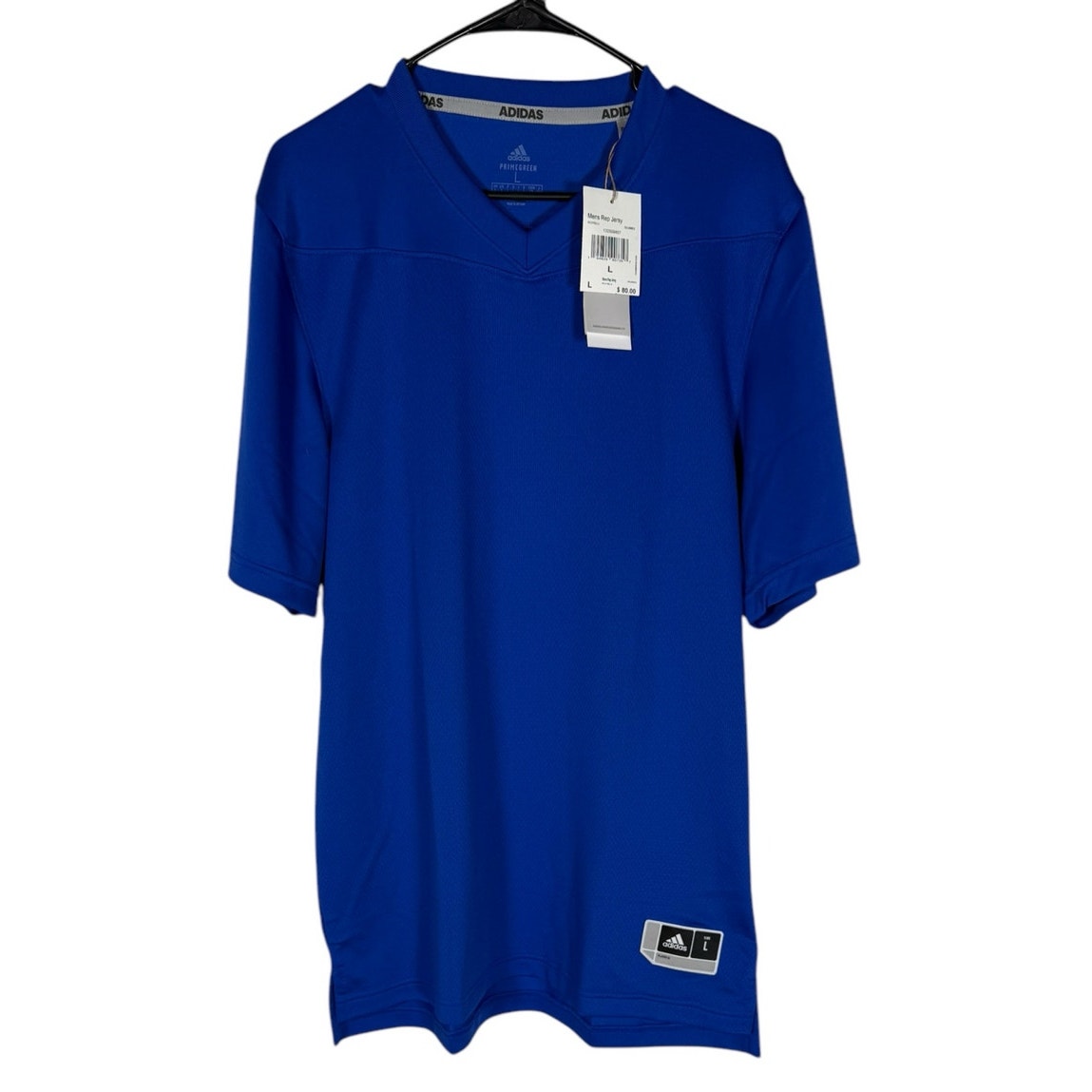 Adidas Rep Jersey Shirt Men's Large Royal Blue Primegreen Aeroready Training NWT