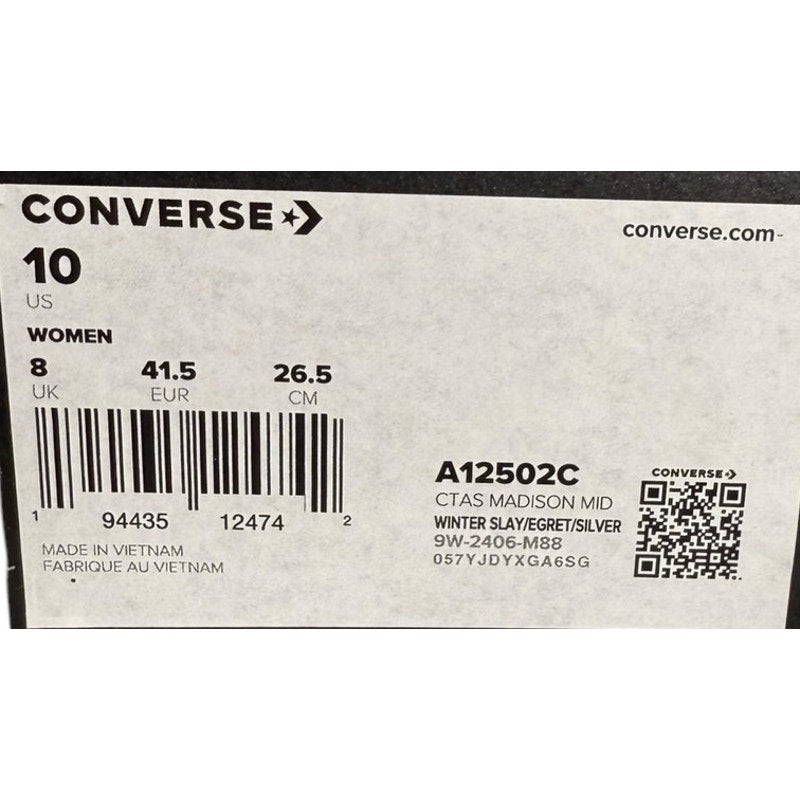 NIB Converse shoes Women's Madison Mid Winter Slay Size 10 athletic Casual