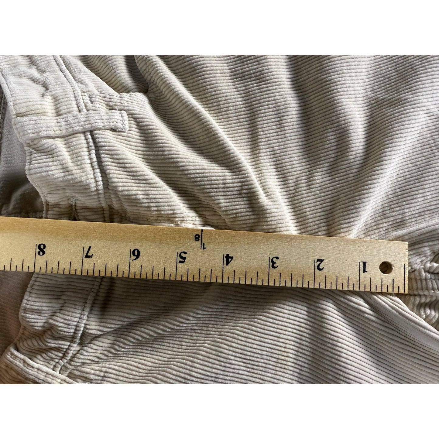 Women's Corduroy White Pilcro and the letterpress No. 28 Jeans