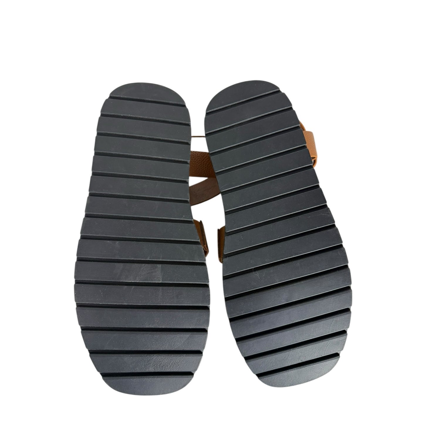 Torrid Flatform Gladiator SZ 11.5 Brown Chunky Faux Leather Platform Sandal NWT