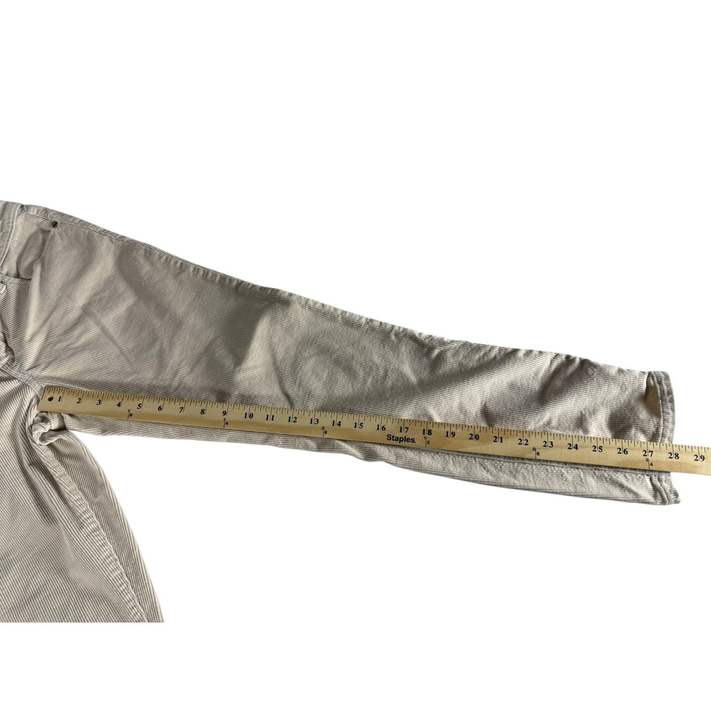 Women's Corduroy White Pilcro and the letterpress No. 28 Jeans