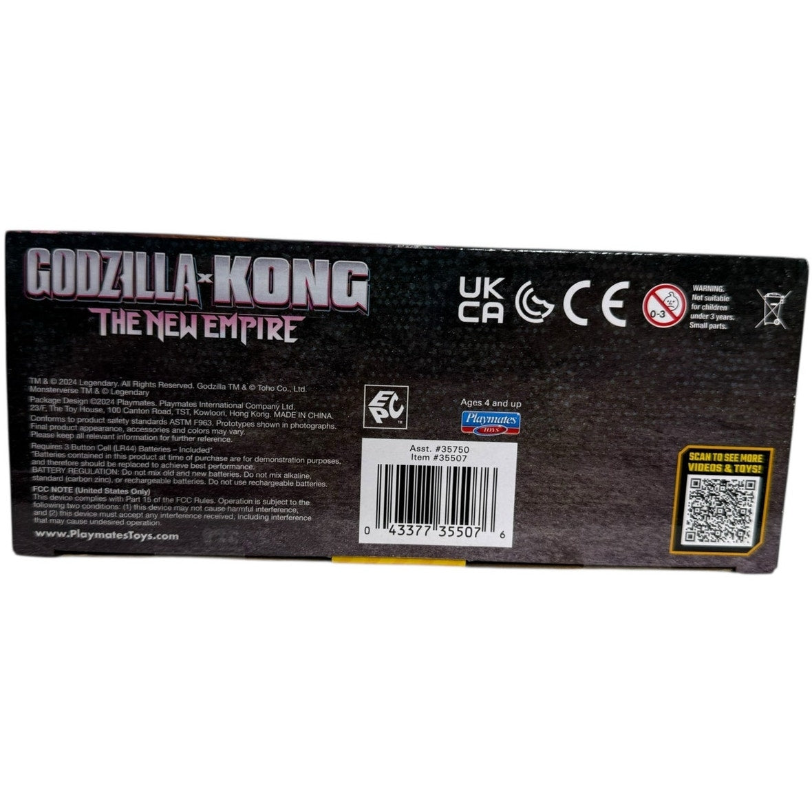 NIB Godzilla X Kong - New Empire Battle Roar Kong 7" Figure