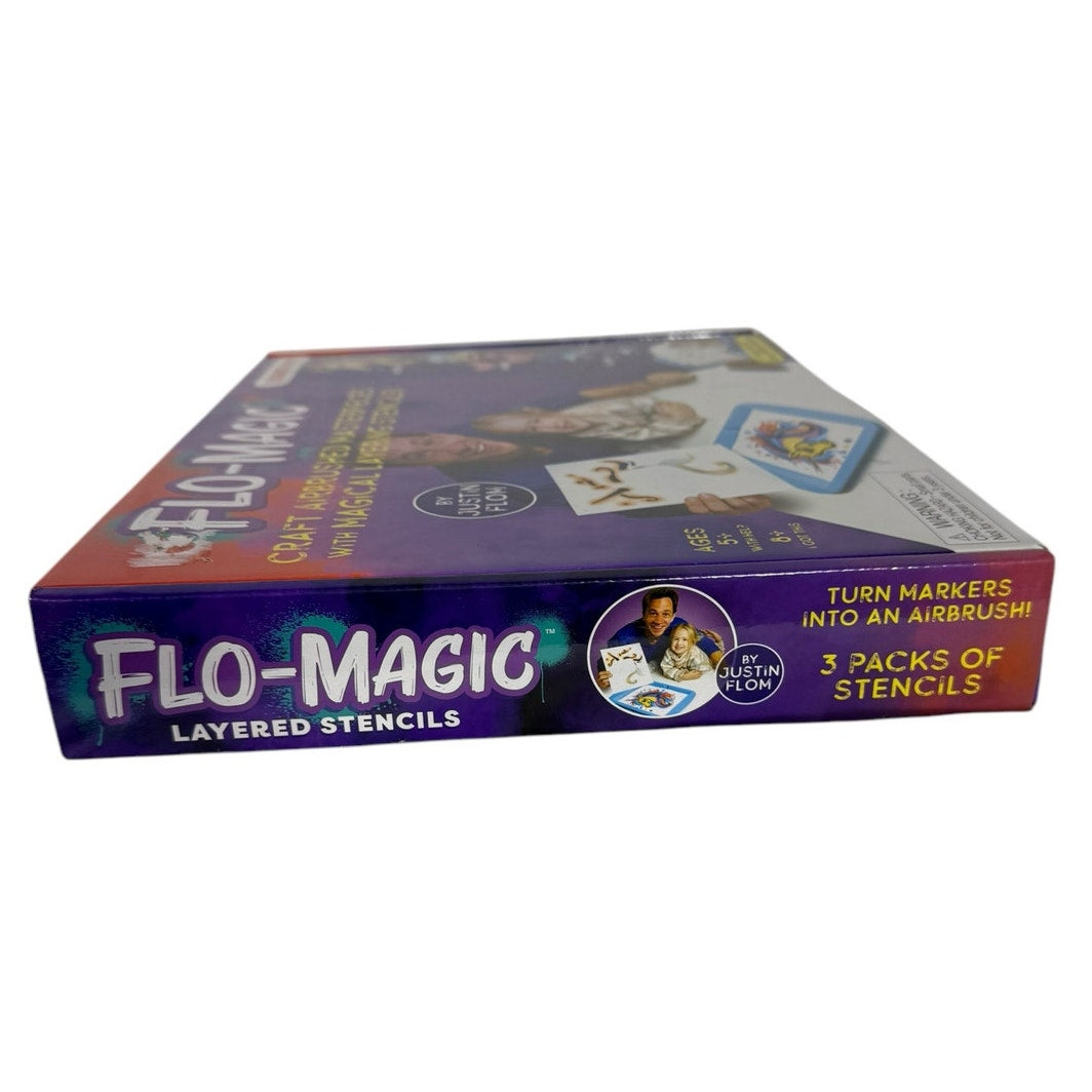 Flo-Magic, Craft Airbursh Masterpieces with Magical Layering Stencils Enchanted