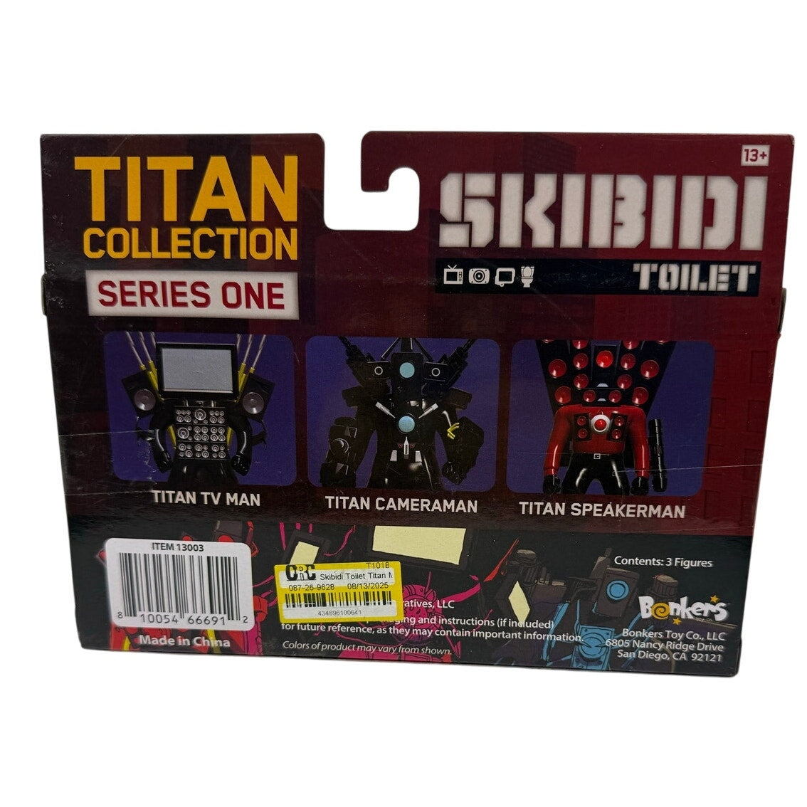 Skibidi Toilet Titan Collection Series One 3pk NEW
