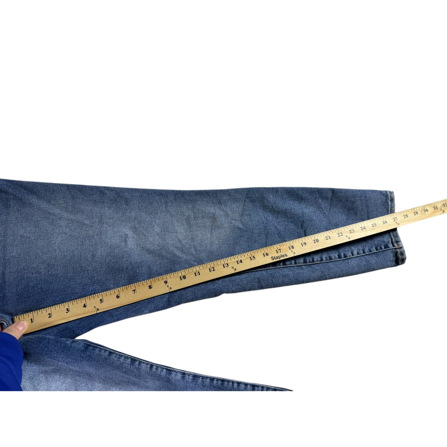 Women's Good American Denim Blue Straight Jeans Size 10
