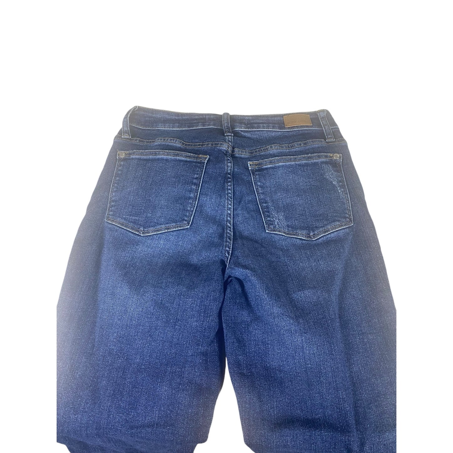 Women's Judy Blue relaxed Fit Distressed Blue Jeans Size 5/27