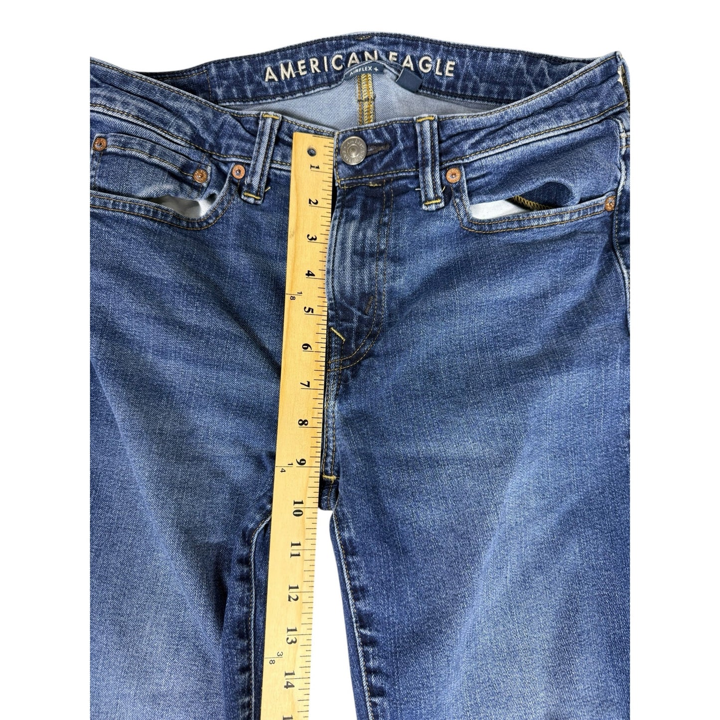 American Eagle Men's Blue Original Bootcut Jeans - 30x32
