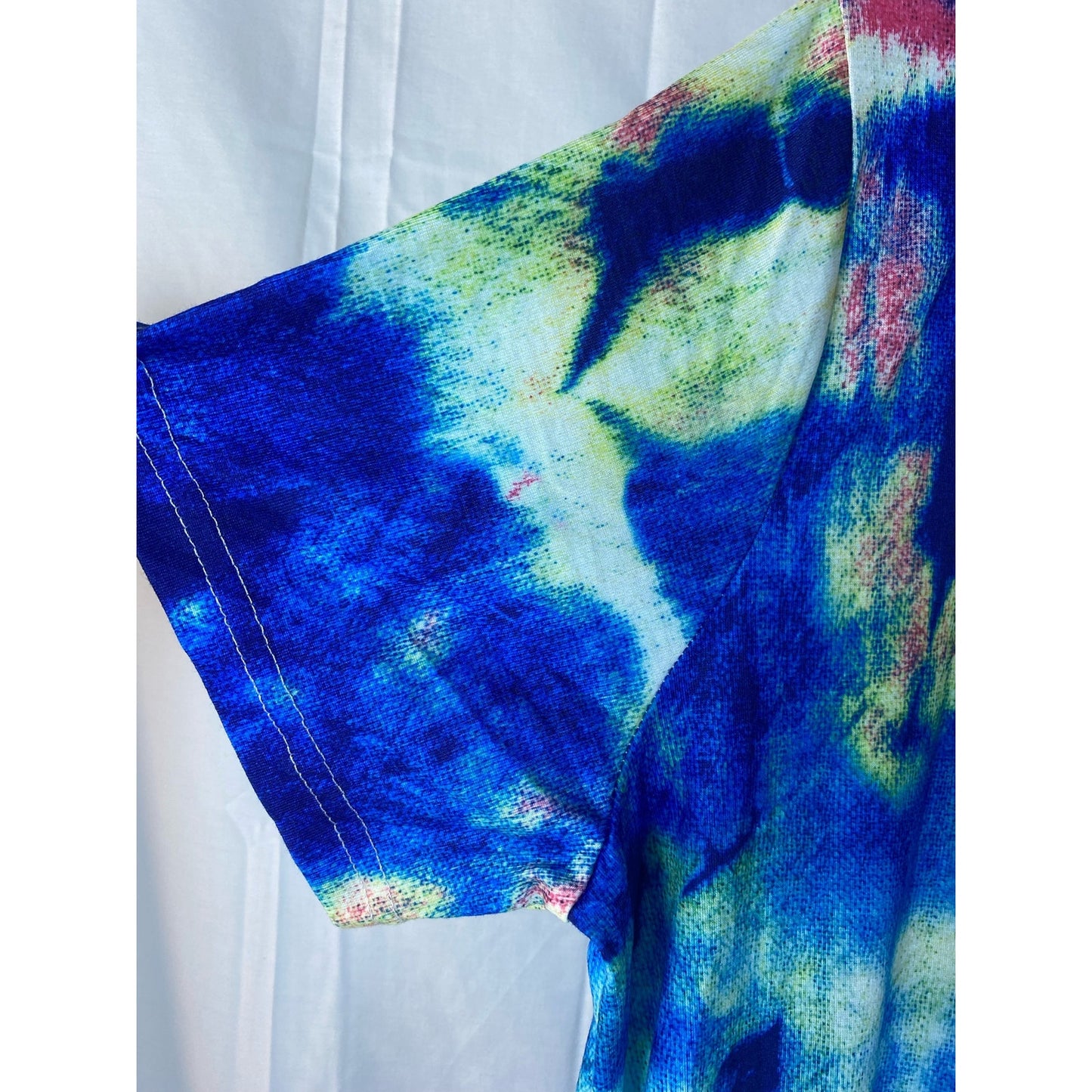 NWT Kancystore women's plus size full length tie dye dress with pockets size XL