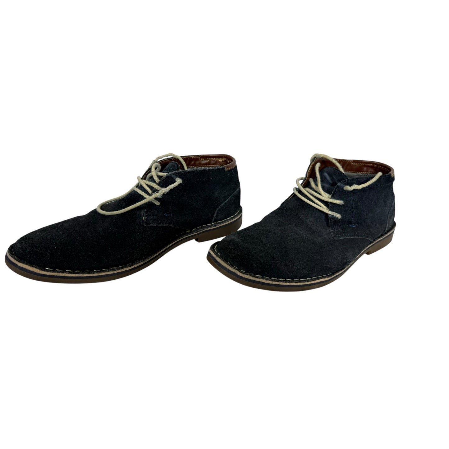 Kenneth Cole Reaction Men's Dress Shoes Navy Blue Suede Size 8M