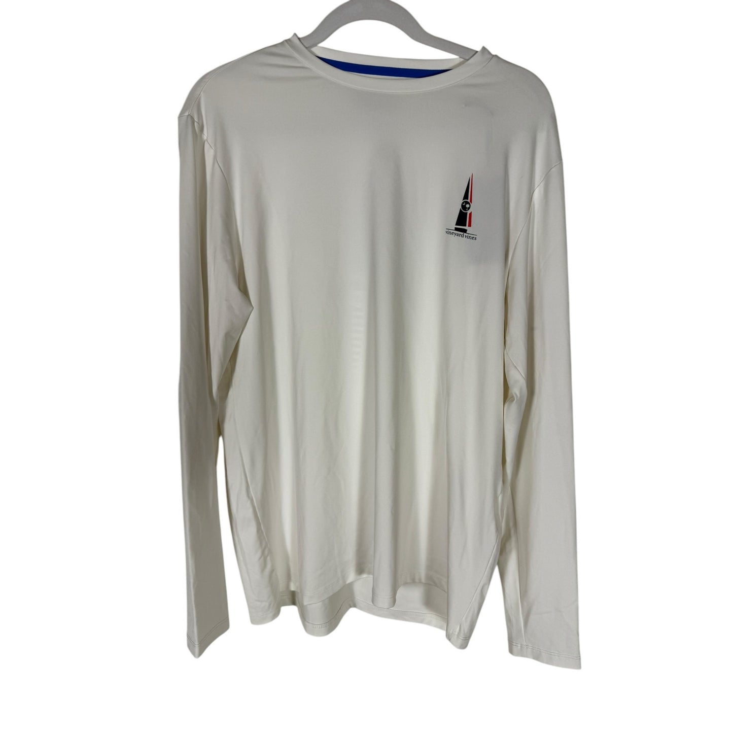 NWT Vineyard vines Men's White Long-sleeve performance Charleston Size Small