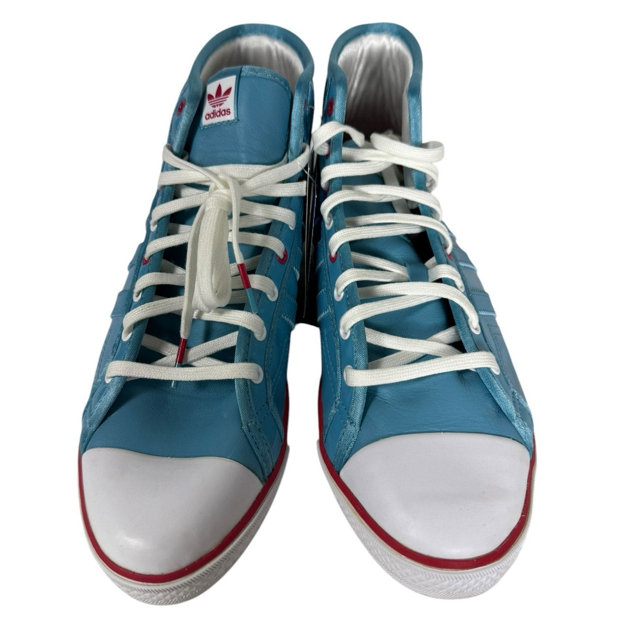 NWT Adidas Nizza Hi Sleek Women's Blue Size 7.5 High rise