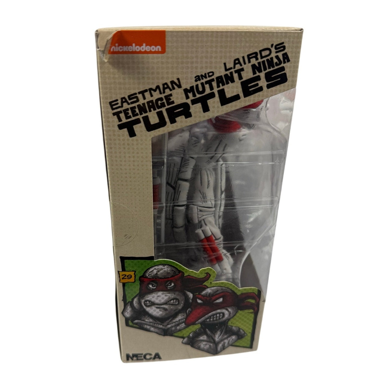 NECA TMNT Eastman Lairds Teenage Mutant Ninja Black & White First Turtles 2-Pack