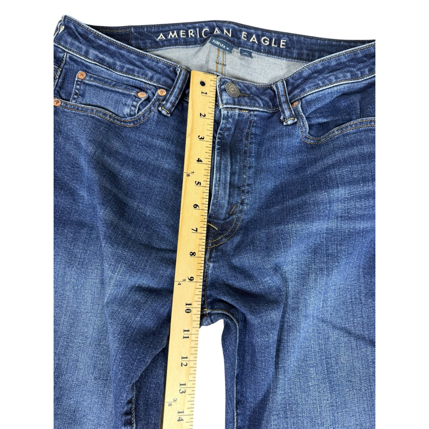 American Eagle Relaxed Straight Jeans - Men's 32x34 Blue