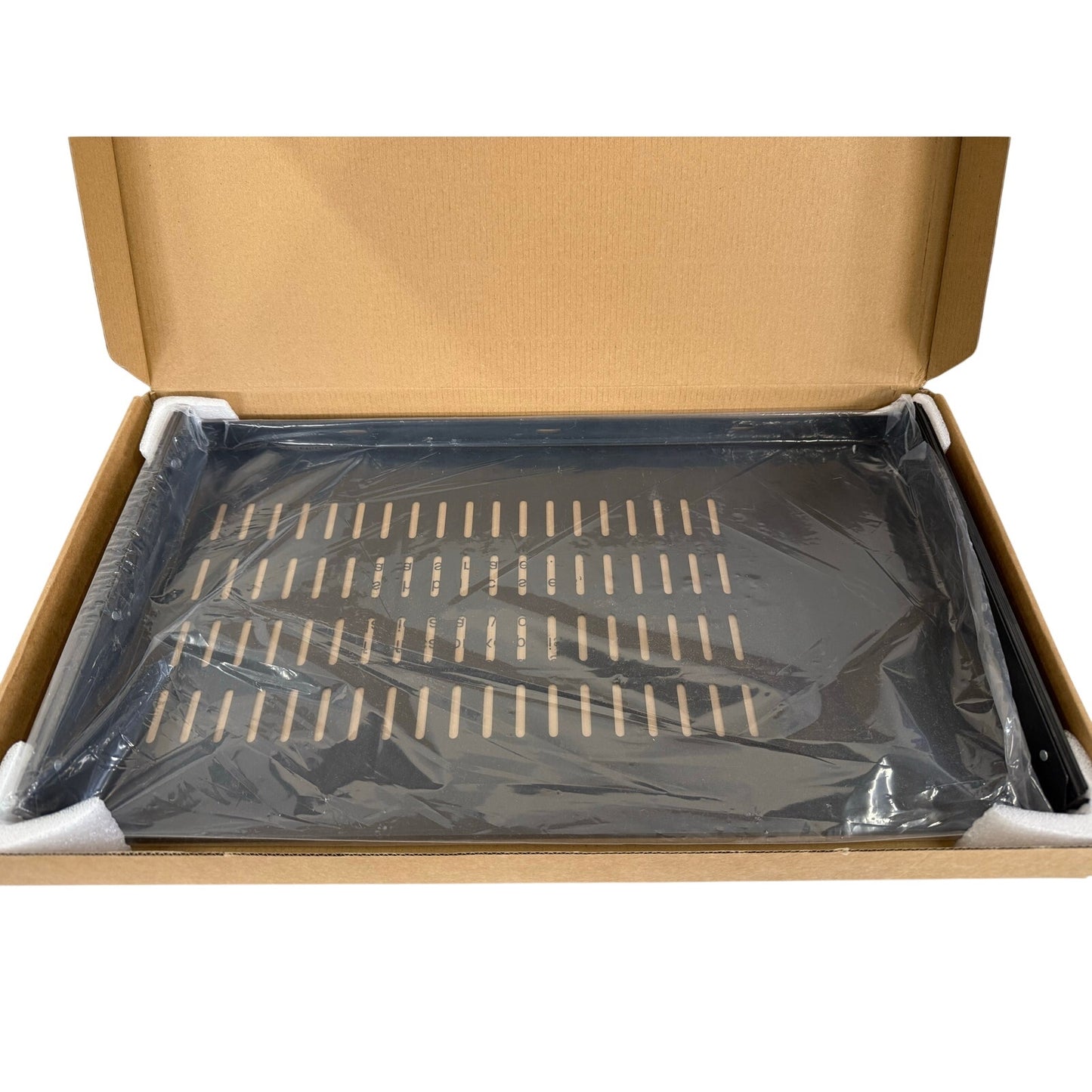 New 21 inch Sliding Under Desk Laptop Mount with Air Vents Metal UnderDesk Slide