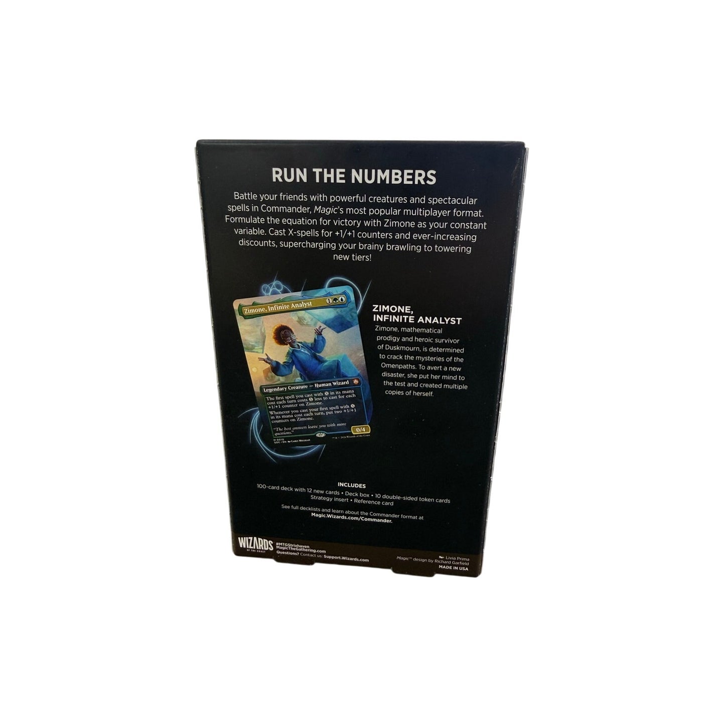 New Magic: The Gathering Quandrix Unlimited Commander Deck Secrets of Strixhaven