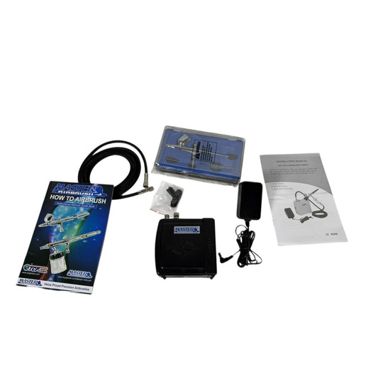 Master Airbrush Kit Mini Air Compressor - Open Box