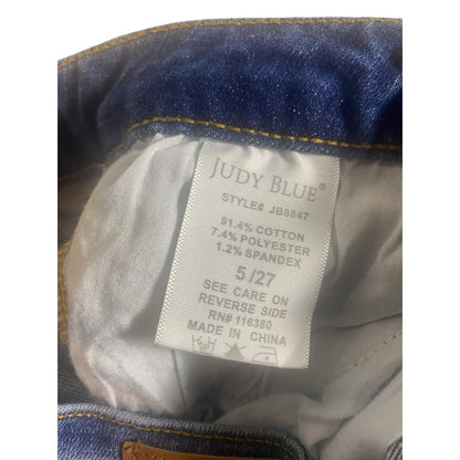 Women's Judy Blue Distressed Skinny Jeans Size 5 / 27