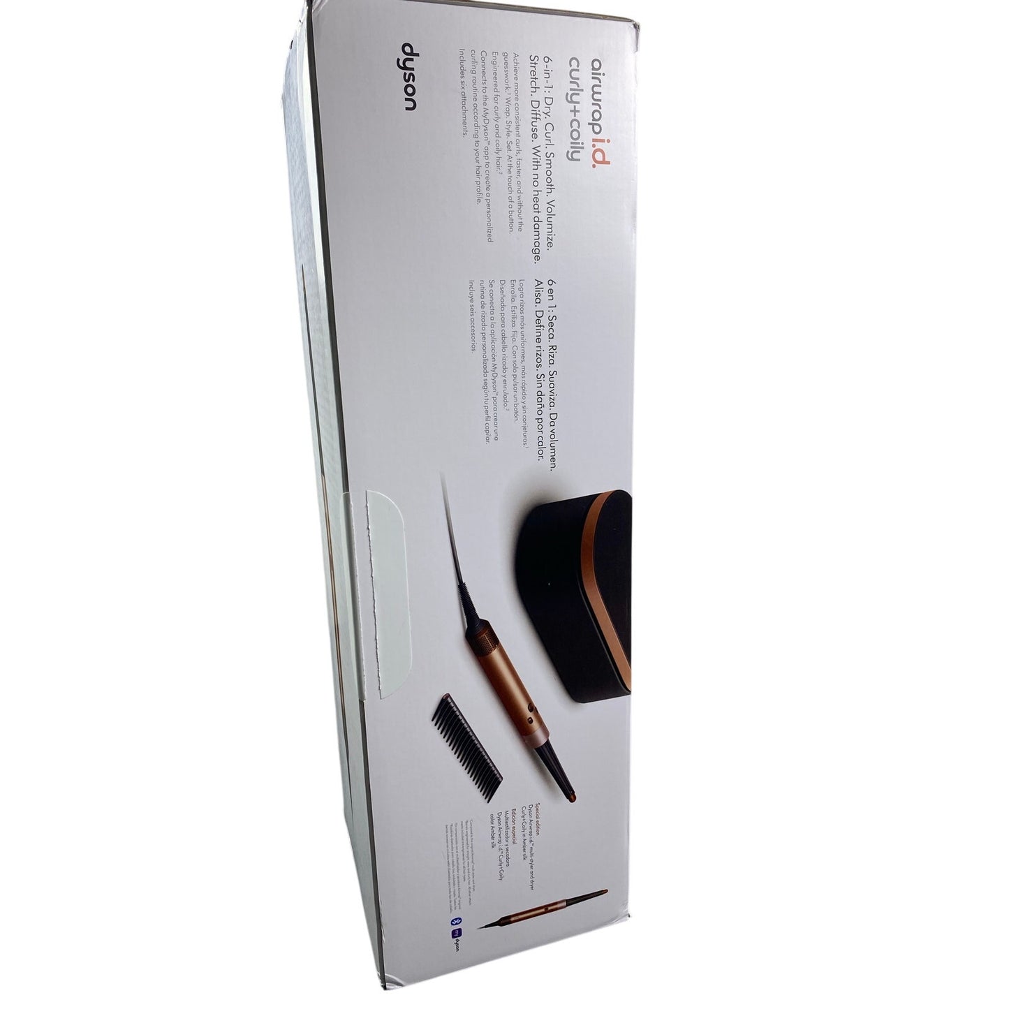 Dyson Airwrap ID Straight Wavy Ceramic Pink/Rose Gold New Open Box