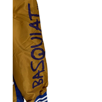 NWT Members Only Jean-Michel Basquat Blue Varsity Windbreaker Size Large