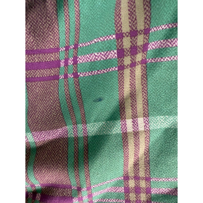 Women's Venture Liquid 5000mm Green and Pink Plaid Snow pants Medium
