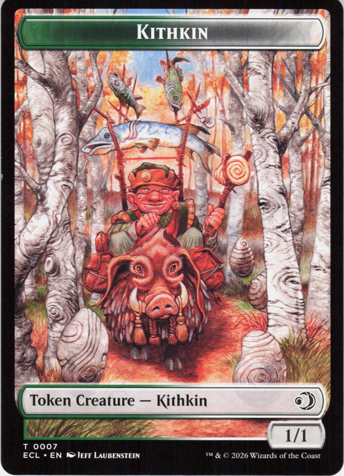 Elf // Kithkin (0007) Double-Sided Token T Lorwyn Eclipsed 4 // 7 NM