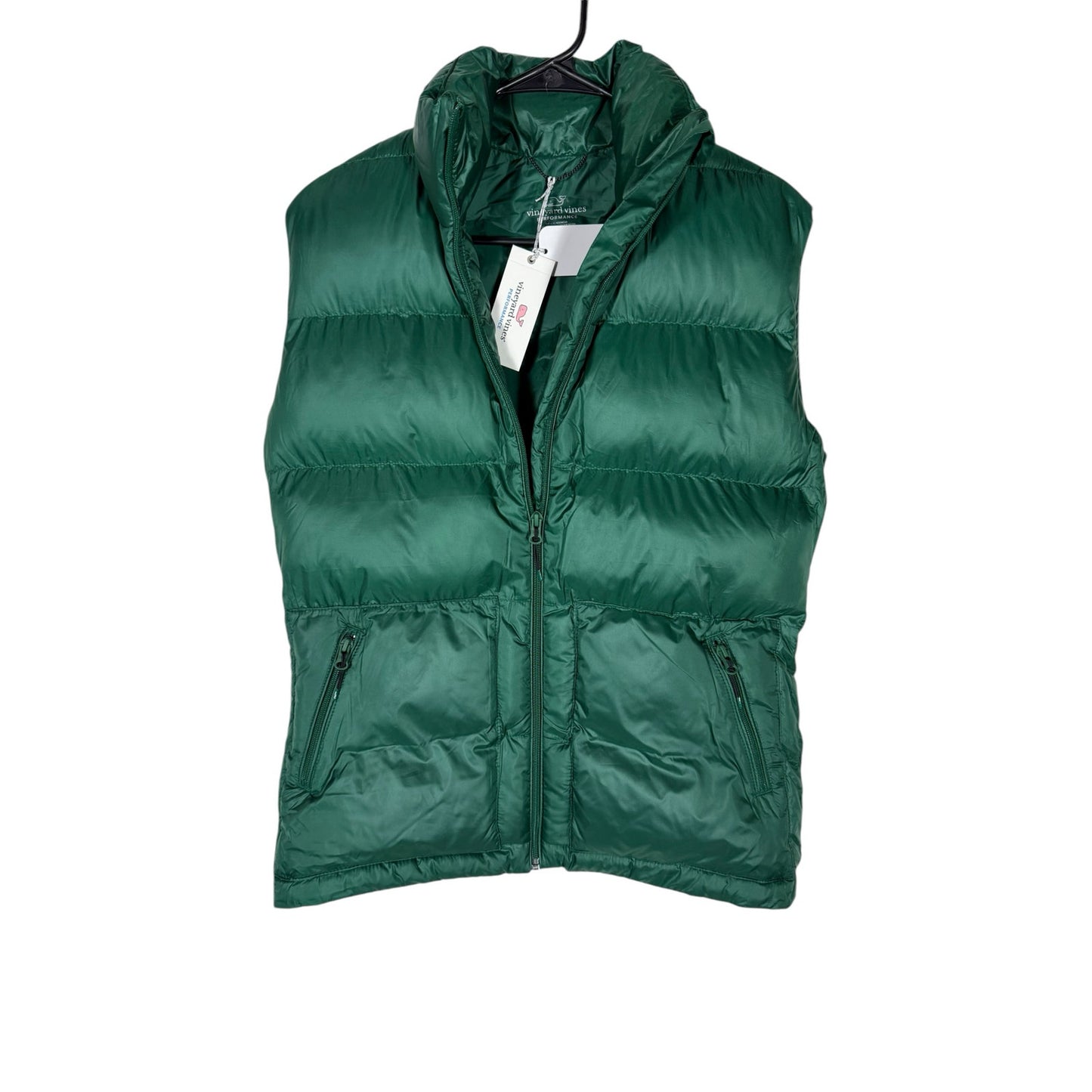 NWT Vineyard Vines Men's Oversized Puffer Vest Green XXS originally $248