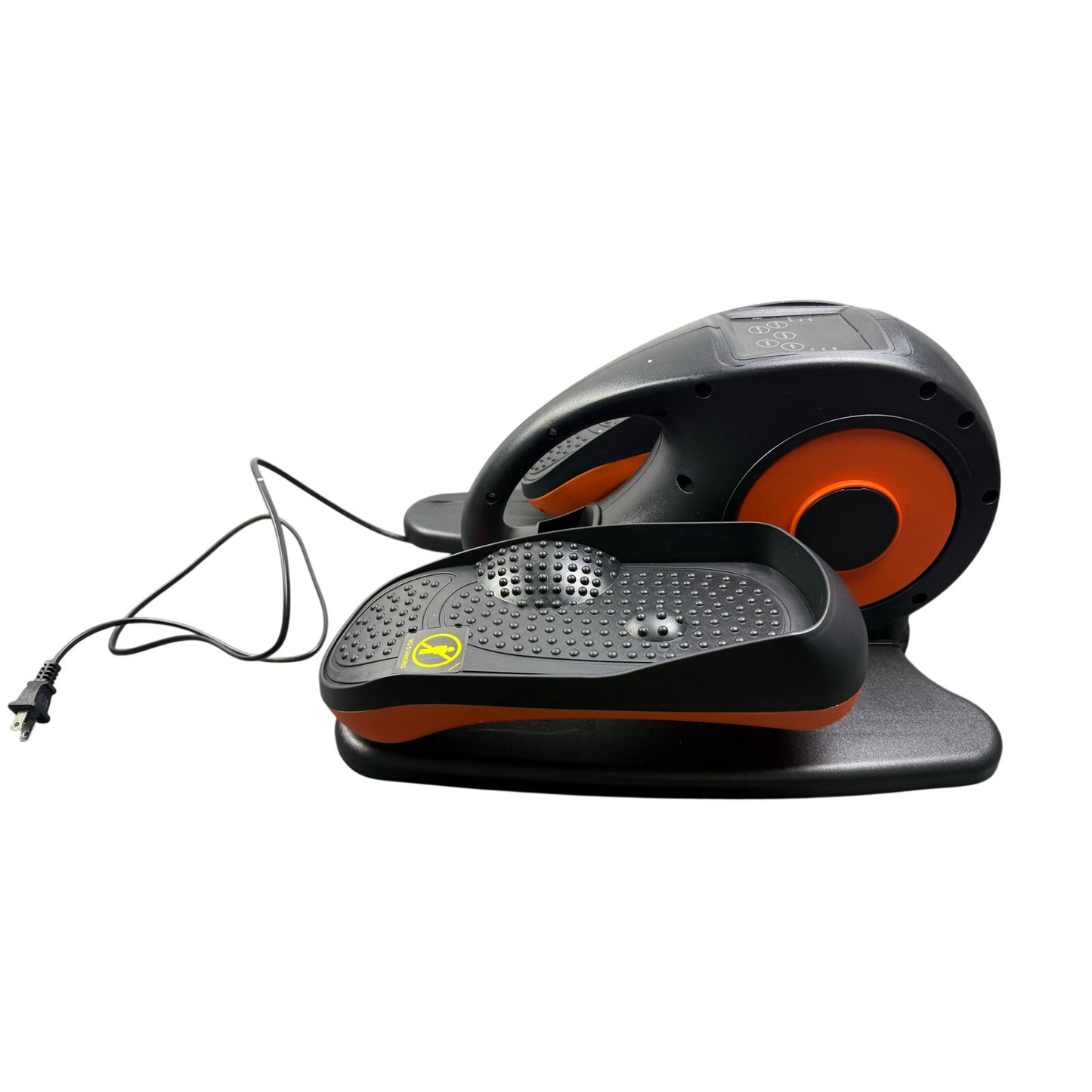 New UnderDesk Elliptical Exercise Machine Black / Orange Exerciser While Sitting