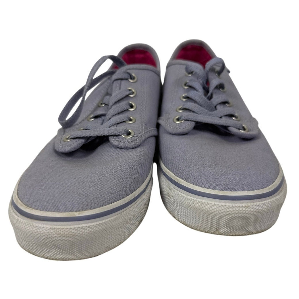 Women's Size 9.5 Vans Sneaker Camden Lace Up Low Top light Purple rainbow