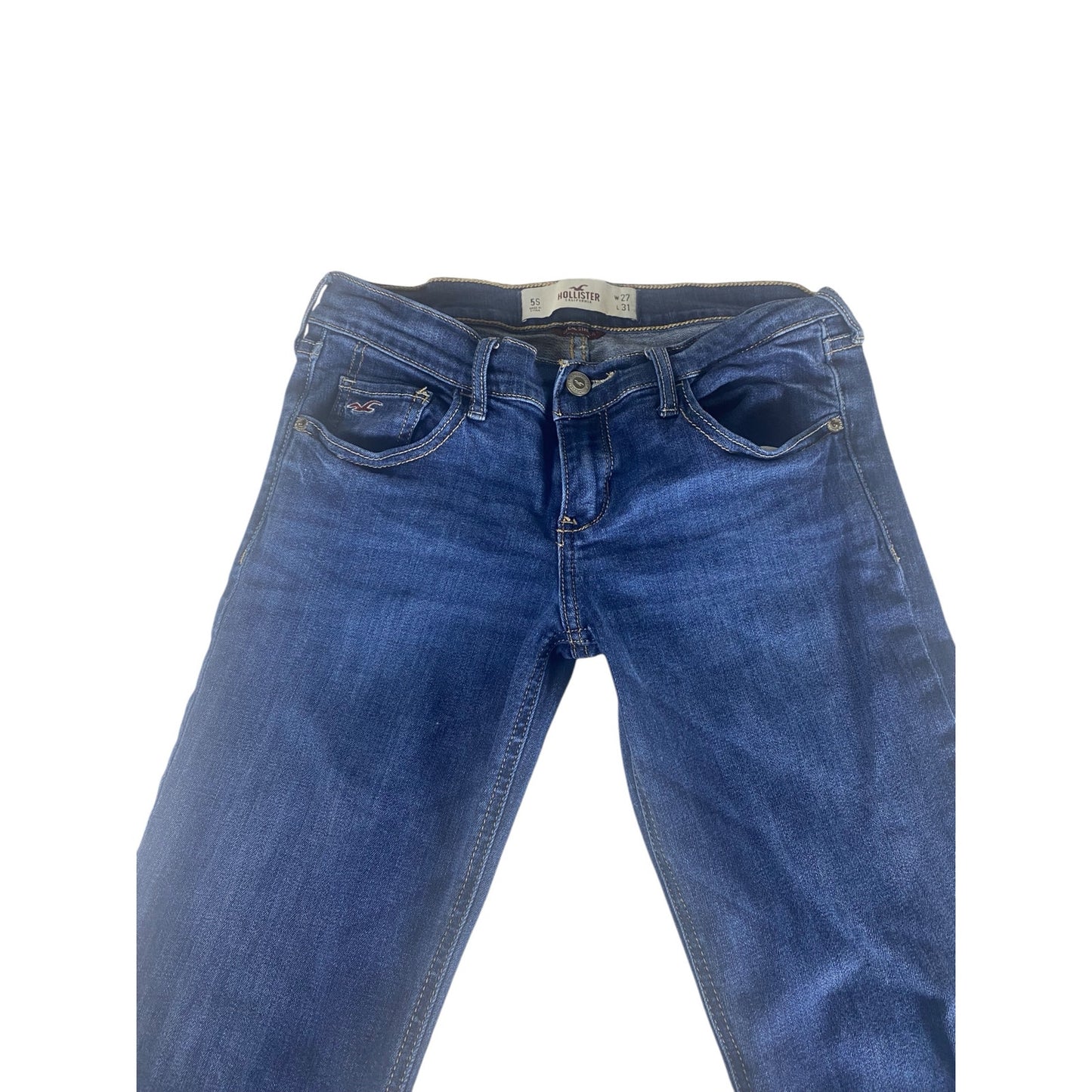 Women Hollister Socal stretch blue jeans size 5s