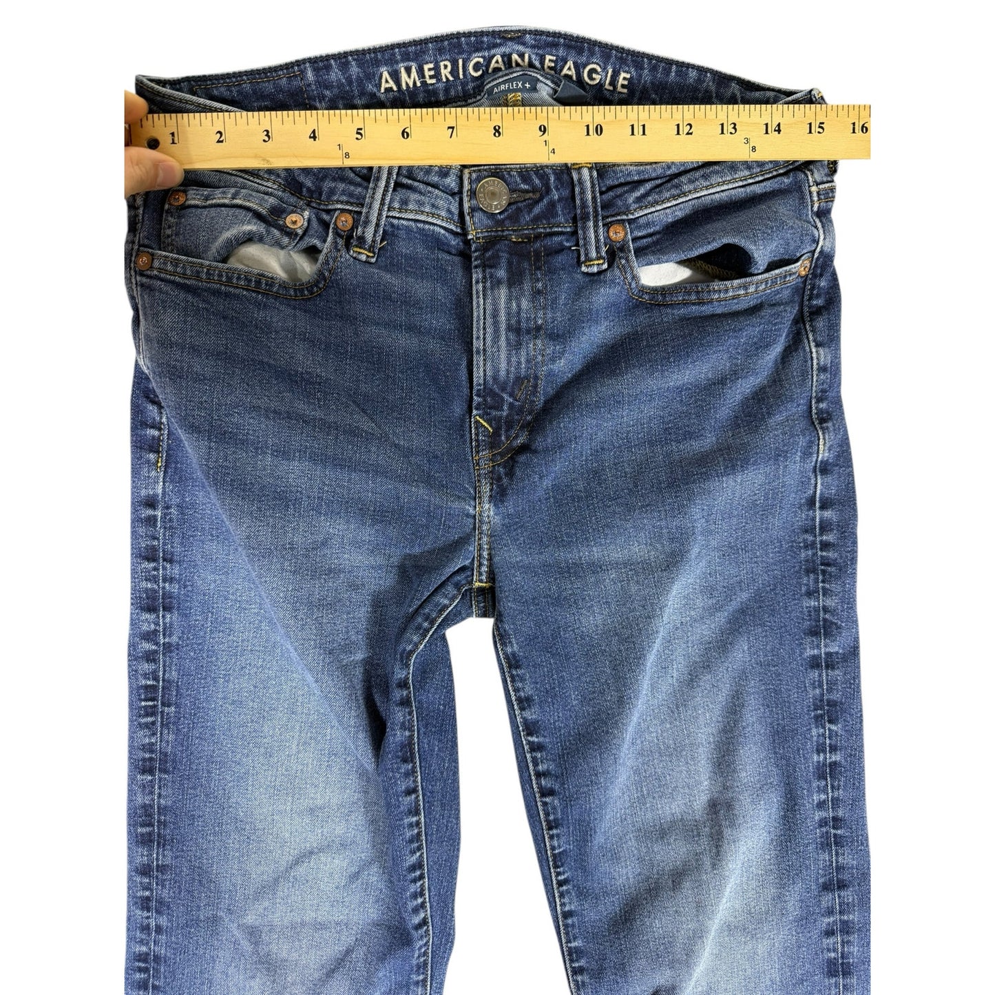 American Eagle Men's Blue Original Bootcut Jeans - 30x32