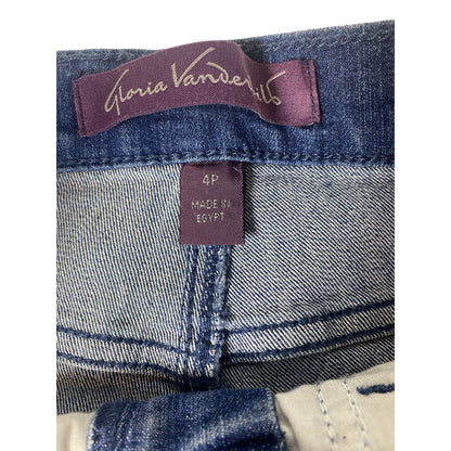 NWT women's Gloria Vanderbilt Amanda Classic Rise Supreme stretch Size 4P Jeans