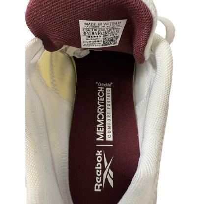 Reebok NFX Trainer Mens 9.5 White Canvas Lace Up Athletic Cross Training Shoes