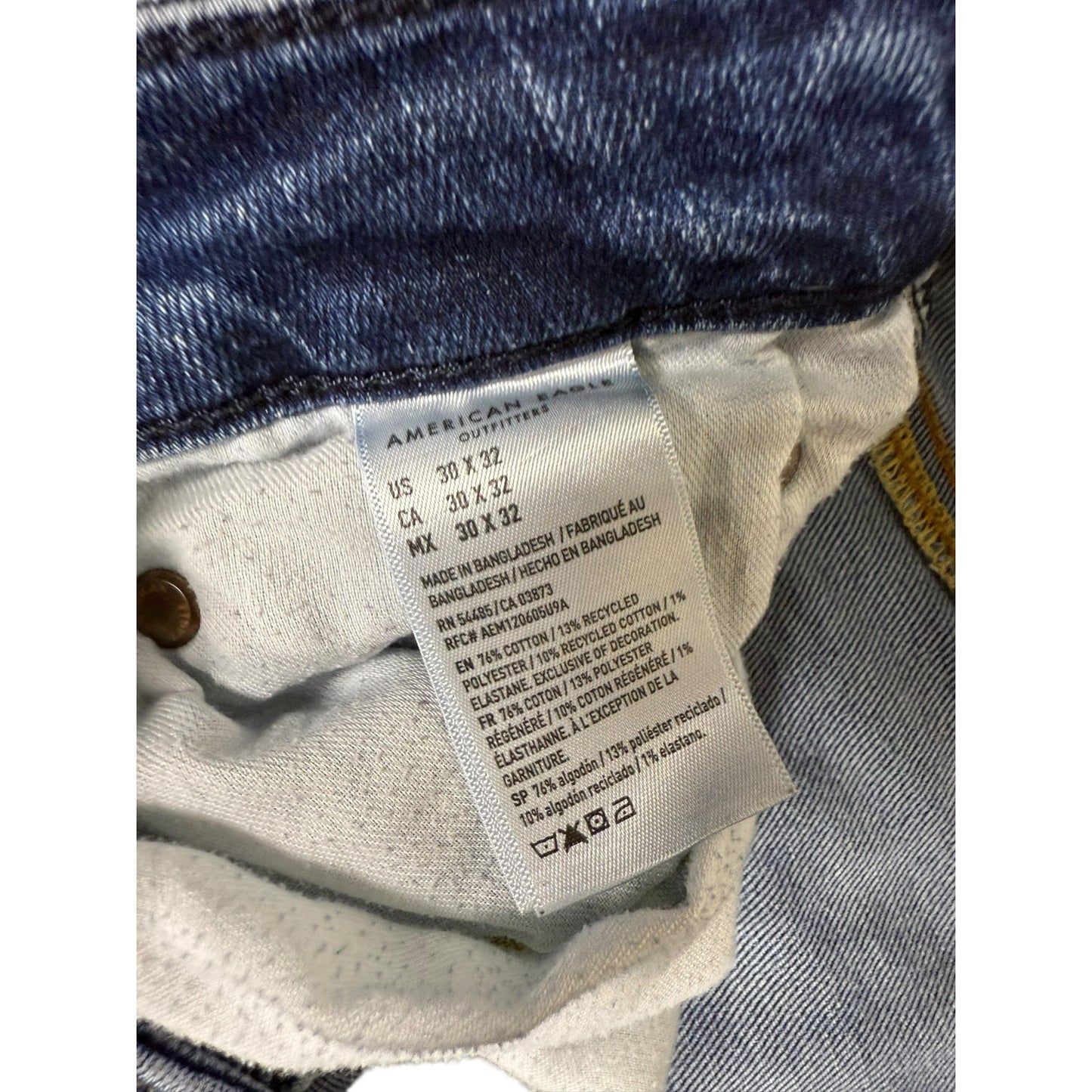 American Eagle Men's Blue Original Bootcut Jeans - 30x32