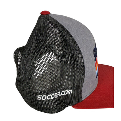 Pacific Men's Trucker Hat Soccer.com Gray Snapback