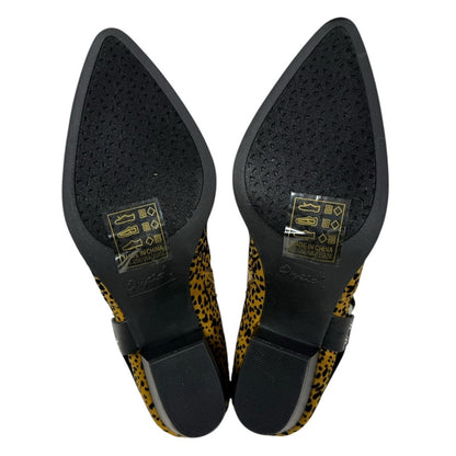Qupid Ankle Boots Women's Cheetah Print Size 6 Casual