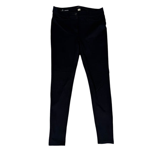Loft Leggings Women's 8 Black Ankle Mid Rise